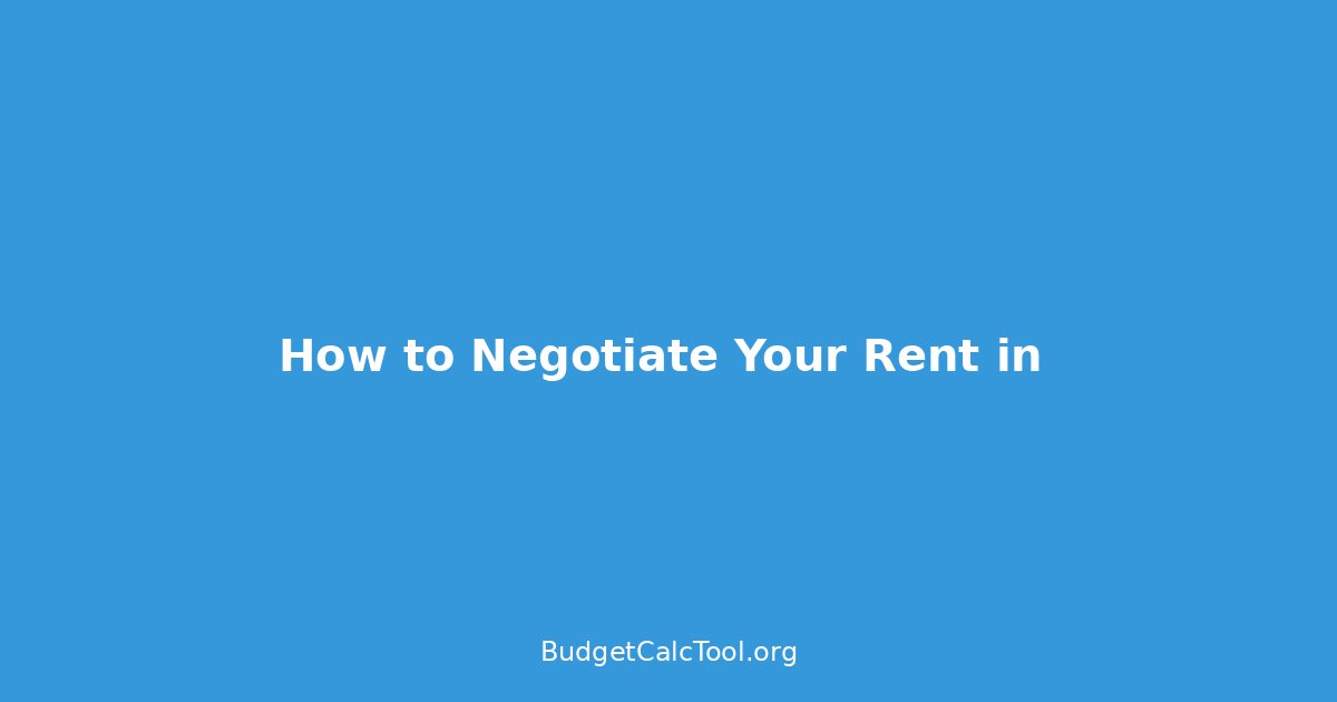 How to Negotiate Your Rent in Denver (Yes, You Can)
