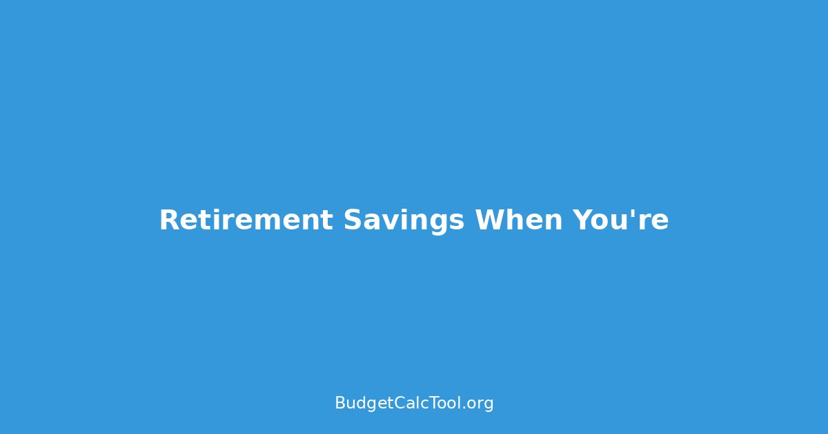 Retirement Savings When You're Barely Covering Rent in Denver